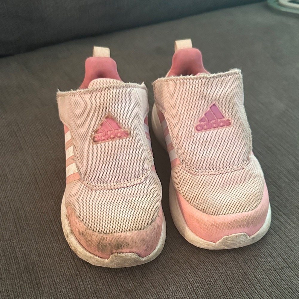 Adidas Toddler Pink Sneakers/Tennis Shoes (10)